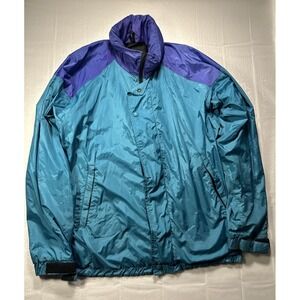 VTG Marmot‎ Ski Jacket Mens Medium Purple Retro Gore Tex (FLAWS, See Photos!)